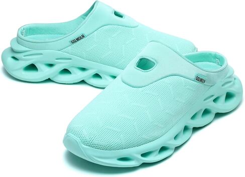 رجال Jakcuz ينزلقون على البغال خفيف الوزن مفتوح الظهر أحذية المشي التنفس in Kuwait