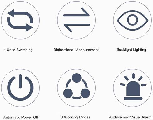 الالتواء الرقمي 1/2 أداة اختبار محول مفاتيح محول مع دقة محددة وحدات قياس قابلة للتكيف مضاء in Saudi Arabia