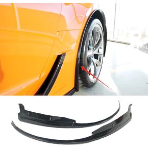متوافق مع شيفروليه Corvette C7 2014-2019 Stingray العجلة الخلفية تقليم تقاطعات Fender Fender Plane (أسود غير لامع ، مناسب لنماذج Stingray) in Kuwait