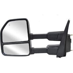 WLLW Passenger Right Side Towing Mirrors for 2017 2018 2019 2020 Ford F250 F350 F450 F550 Super Duty With Power, Heated, Temperature Sensor, Turn Signal Light, Spot Auxiliary Lamp Pickup Truck in Kuwait