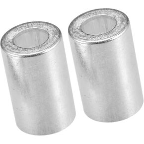 2pcs Car Aluminum Cylindrical Air Conditioner Pipe Joint Fitting Sleeve 12mm 19mm Hole Dia Auto Replacement Parts in Kuwait