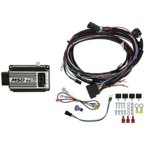 MSD Ignition 65233 مربع الإشعال - Ultra 6AL Plus - Digital - CD Ignition - Multi -Spark - 45000V - 3 -Step Rev Limiter - Harness مدرجة - أسود - KIT in Kuwait