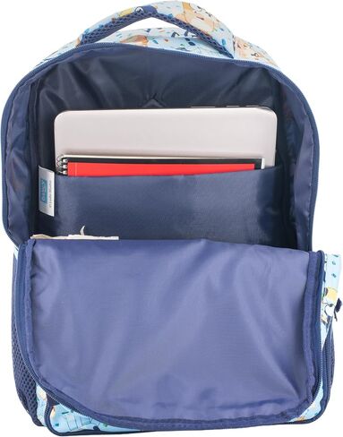 AI ACCESSORY INNOVATIONS Bluey & Bingo Backpack for Girls & Boys, Multi Pocket Bookbag with Adjustable Shoulder Straps & Padded Back, Blue in Saudi Arabia