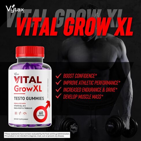 النمو الحيوي XL Gummies ، النمو الحيوي XL Testo Gummies الحد الأقصى قوة فيتامين صيغة المتقدمة فيتامين ، Growxl Vitale Vitalgrowxl Me Gomitas Premium Premium Vitalgrow ملحق (60 Gummies) in Kuwait