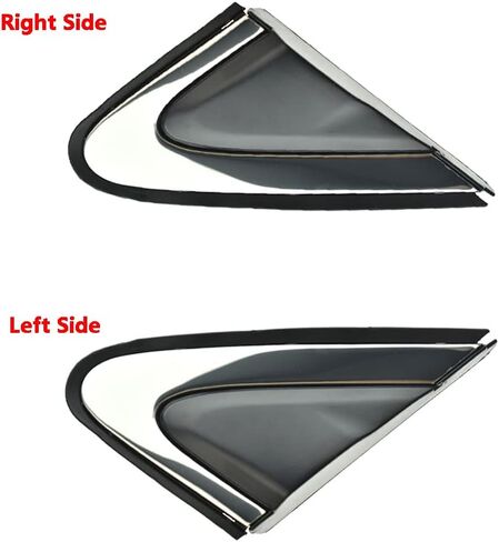 Door Mirror Side Corner Triangle Fender Trim Set Pair Door Mirror Side Corner Triangle Trim Compatible with Honda Crv 2012-2014, Right Side in Saudi Arabia