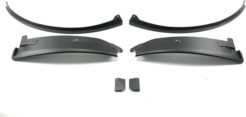 متوافق مع شيفروليه Corvette C7 2014-2019 Stingray العجلة الخلفية تقليم تقاطعات Fender Fender Plane (أسود غير لامع ، مناسب لنماذج Stingray) in Kuwait