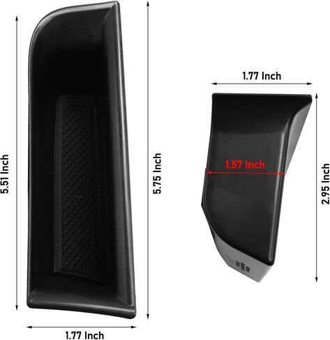 TTCR-II Door Organizer Tray Compatible with Mercedes Benz GLB X247 and EQB X243, 2 Pcs Door Handle Pocket Storage Box Insert for 2020-2024 GLB 200 GLB 250 and 2022-2024 EQB 250 EQB 300 in Saudi Arabia