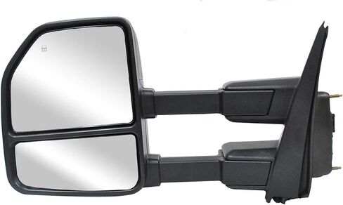 WLLW Passenger Right Side Towing Mirrors for 2017 2018 2019 2020 Ford F250 F350 F450 F550 Super Duty With Power, Heated, Temperature Sensor, Turn Signal Light, Spot Auxiliary Lamp Pickup Truck in Saudi Arabia