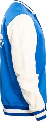 Mad Engine Monsters University Varsity Jacket Blue and White Mu Logo Costumeen Costume Cosplay - Adult in Saudi Arabia