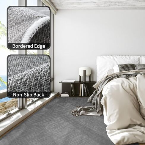 AMOAMI-Washable Area Rugs 5x7-Boho Beige Rugs for Living Room Machine Washable-3D Rugs for Bedroom-Non Slip Floor Rug-Moroccan Washable Rugs for Bedroom Dining Room in Kuwait