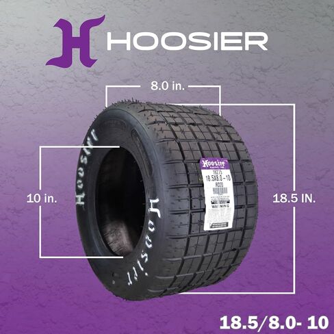 Hoosier Flat Track & TT (الكأس السياحية) لسباق ATV Tyre & Off-Road مع Hoosier Keychain (18.0x10.0-10 CB RD30 2 Pack) in Kuwait