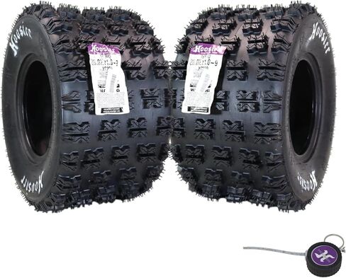 Hoosier Front ATV Tire for Off-Road Racing with Hoosier Keychain (20.0X11.0-9 XC175 2 Pack) in Saudi Arabia