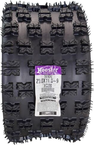 Hoosier Front ATV Tire for Off-Road Racing with Hoosier Keychain (20.0X11.0-9 XC175 2 Pack) in Saudi Arabia