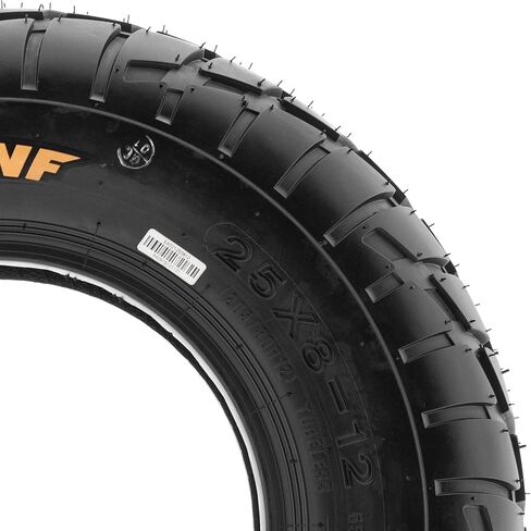SunF 25x8-12 25x8x12 Hardpack Race Sport ATV UTV Quad Tire 6 PR Tubeless - A021 in Saudi Arabia
