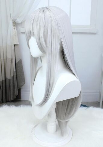 DAZCOS Women JJK Cosplay Wig Anime Costume Accessories (Silver White) in Saudi Arabia