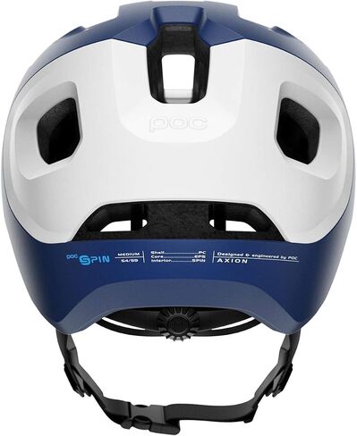 POC, Axion Spin Mountain Bike Helmet for Trail and Enduro, X-Large/XX-Large, Uranium Black/Fluorite Green Matte in Saudi Arabia