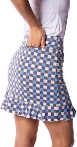Golftini طباعة السحب على الكشكش Skort 17.5 " in Kuwait