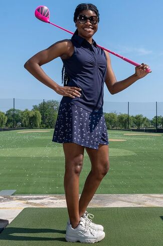 Golftini غير متماثل السحب على skort in Kuwait