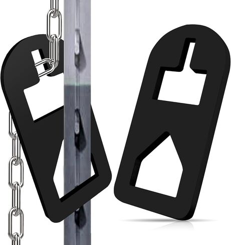 T Post Puller Fence Post Puller, Farm Equipment Tractor Accessories, Use Different Chains S Hooks Jacks Tractor Buckets from Ground (Orange) in Saudi Arabia