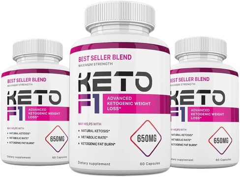 (3 Pack) Keto F1 Blend Formula, 180 Capsules, 3 Months Supply in Saudi Arabia