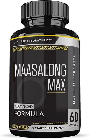 المختبرات المبررة (3 حزمة Maasalong Max 1600mg صحة الرجال Masalong Formula 180 كبسولات in Saudi Arabia