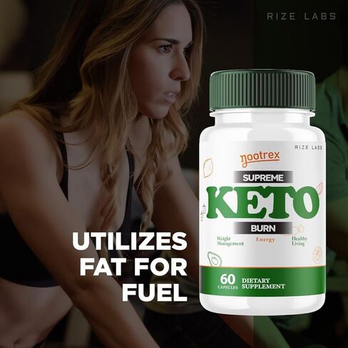 Nootrex Supreme Keto Burn Capsules ، مكمل Nootrex لفقدان الوزن المتقدم ، أقصى صيغة القوة لتحقيق أهداف لك أسرع وأسهل ، مراجعات NOO TREX (120 كبسولة) (حزمة 2) 2) in Kuwait