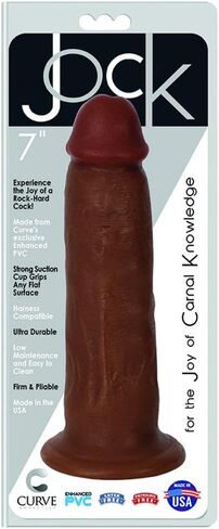 Curve Novelties Jock Dong, Black, 7" in Saudi Arabia