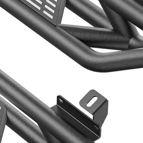 for Jeep JK Running Boards Drop Side Steps Compatible with 2007-2018 Jeep Wrangler JK 2 Doors, Heavy-Duty Steel Nerf Bars Step Plates Rock Sliders Rails (Off-Road, Black) in Kuwait