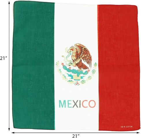 Motique Accessories Large Cotton Bandanas - Guatemala Flag Guatemalan Bandanna in Saudi Arabia