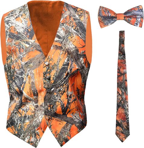 Vest For Men Camo Vest For Wedding Grooms Men's Hunting Sleeveless Camouflage Vest in Saudi Arabia