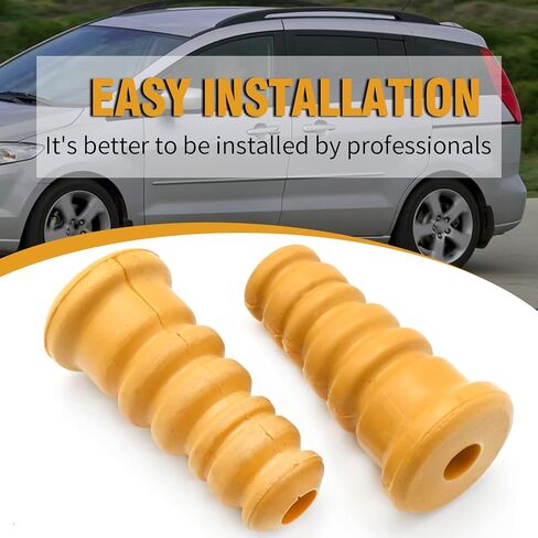 4M515K570AA 2 PCS Suspension Strut Bumpers, Rear Jounce Bump Stop, Replacement for Mazda 3 2004-2012 Mazda 5 2007-2012, Replaces 4M515K570AA in Saudi Arabia