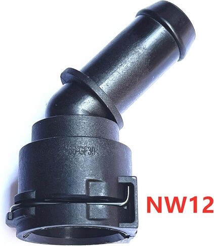 NW12, 45°,Coolant Hose Connector Adapter,Radiator Pipe Line Fitting for Chevrolet Mercedes-Benz BMW Audi Volkswagen Volvo Buick,Engine Heater Hose Assembly Junction Repair Kit,5/8 inch,16mm, 0.63 inch in Saudi Arabia