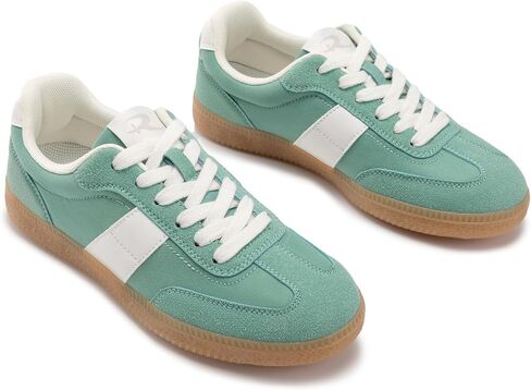 Rihero Women's Fashion Sneakers Comfortable Walking Shoes Casual Lace-Up Non Slip Sneakers in Kuwait