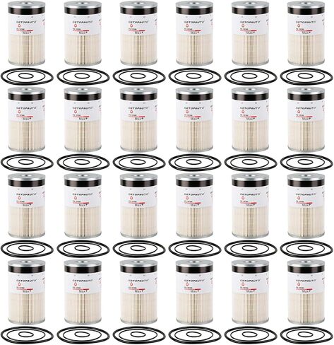 FS19765 Fuel Filter Water Separator Fit for Cummins ISX Replaces P550851 PF7930 WF10005 21737499 85120233 FS19763 PF7928 P550849 L9765 L9763FXL 33763 FS19764 FS19766 PF9814(set of 24) in Saudi Arabia