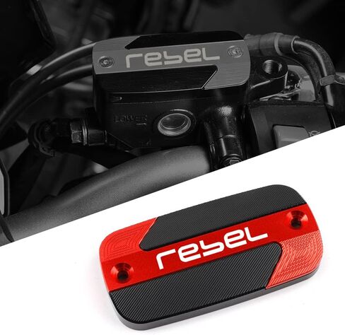 For HONDA Rebel 250 300 500 500S 1100 CMX 2017-2022 Motorcycle CNC Aluminum Front Brake Reservoir Fluid Tank Cover Oil Cup Cap in Saudi Arabia
