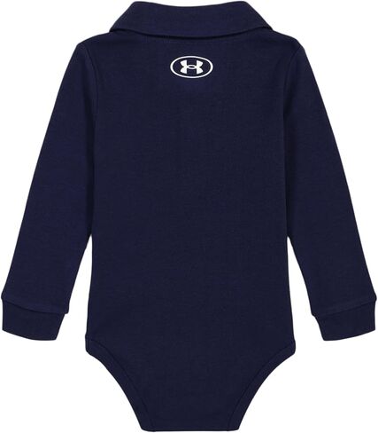 Under Armour UA LS POLO BODYSUIT, Red - Long Sleeve, 9-12 Months in Saudi Arabia