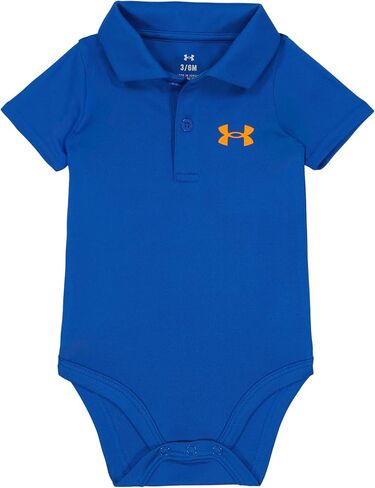 Under Armour UA LS POLO BODYSUIT, Red - Long Sleeve, 9-12 Months in Saudi Arabia