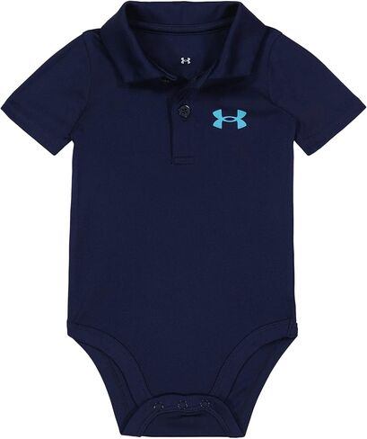 Under Armour UA LS POLO BODYSUIT, Red - Long Sleeve, 9-12 Months in Saudi Arabia