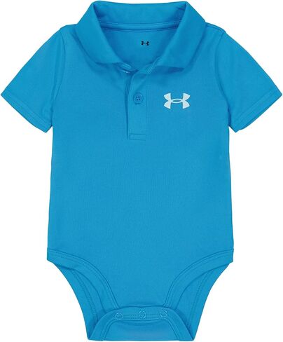 Under Armour UA LS POLO BODYSUIT, Red - Long Sleeve, 9-12 Months in Saudi Arabia