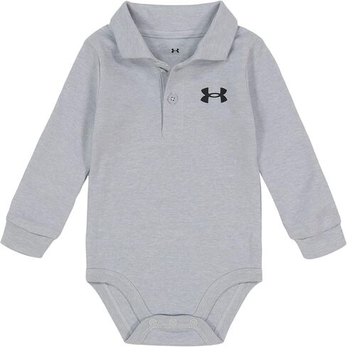 Under Armour UA LS POLO BODYSUIT, Red - Long Sleeve, 9-12 Months in Saudi Arabia