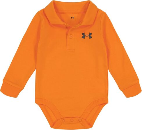 Under Armour UA LS POLO BODYSUIT, Red - Long Sleeve, 9-12 Months in Saudi Arabia