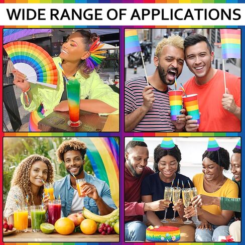 JANYUN 30 Pieces Reusable Plastic Straws BPA-Free 9" Colorful Printing Hard Platic Stripe Drinking Straw for Mason Jar Tumbler Family or Party Use Cleaning Brush Included(Random Pattern) (Straight) in Kuwait