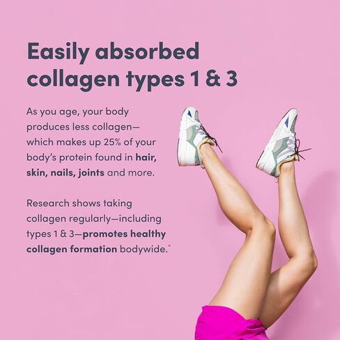 NeoCell Super Collagen Peptides, 10g Collagen Peptides per Serving, Gluten Free, Keto Friendly, Non-GMO, Grass Fed, Healthy Hair, Skin, Nails and Joints, Unflavored Powder, 14.1 oz., 1 Canister in Saudi Arabia