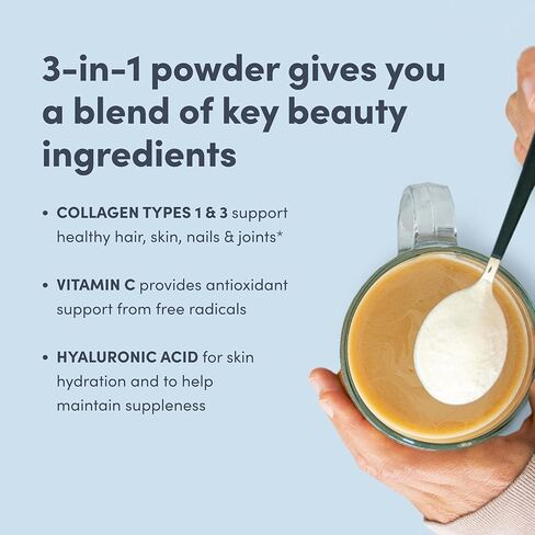 NeoCell Super Collagen Peptides, 10g Collagen Peptides per Serving, Gluten Free, Keto Friendly, Non-GMO, Grass Fed, Healthy Hair, Skin, Nails and Joints, Unflavored Powder, 14.1 oz., 1 Canister in Saudi Arabia