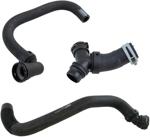 Upper & Lower Radiator Hoses W/T-Connector for Ford for F150 2011-2014 Crew Cab Extended 5.0L-Design MCEEK00017 in Saudi Arabia