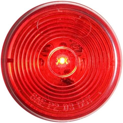 Optronics 2 Pack 2" Round Red Single (1) Diode LED Marker Light MCL56RB in Saudi Arabia