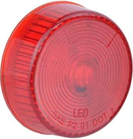 Optronics 2 Pack 2" Round Red Single (1) Diode LED Marker Light MCL56RB in Saudi Arabia