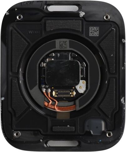 New Back Cover Glass Heart Rate Part Connector +NFC Compatible with A-pple Watch Series 8 45mm (Only for GPS) with Upgraded Repair Tools Kit in Saudi Arabia