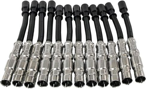 TRQ Ignition Kit Ignition Coil Spark Plugs Wire Set Compatible with 04-08 Chrysler 98-05 Mercedes-Benz in Saudi Arabia