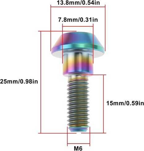 2pcs M6x15mm Titanium Alloy Seat Bolt Replacement 92153-0489 Compatible with Kawasaki ZX10R 2006-2010 (Silver) in Saudi Arabia